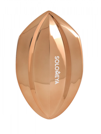 Многофункциональная расческа для распутывания, массажа и мытья кожи головы мини Золотая Solomeya Wonder scalp brush mini Golden, 1 шт